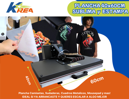 Plancha 40x60 Deslizable Incluye MEGAPACK con +50mil diseños