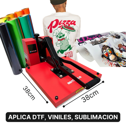 Plancha 38x38 Fija Incluye MEGAPACK con +50mil diseños