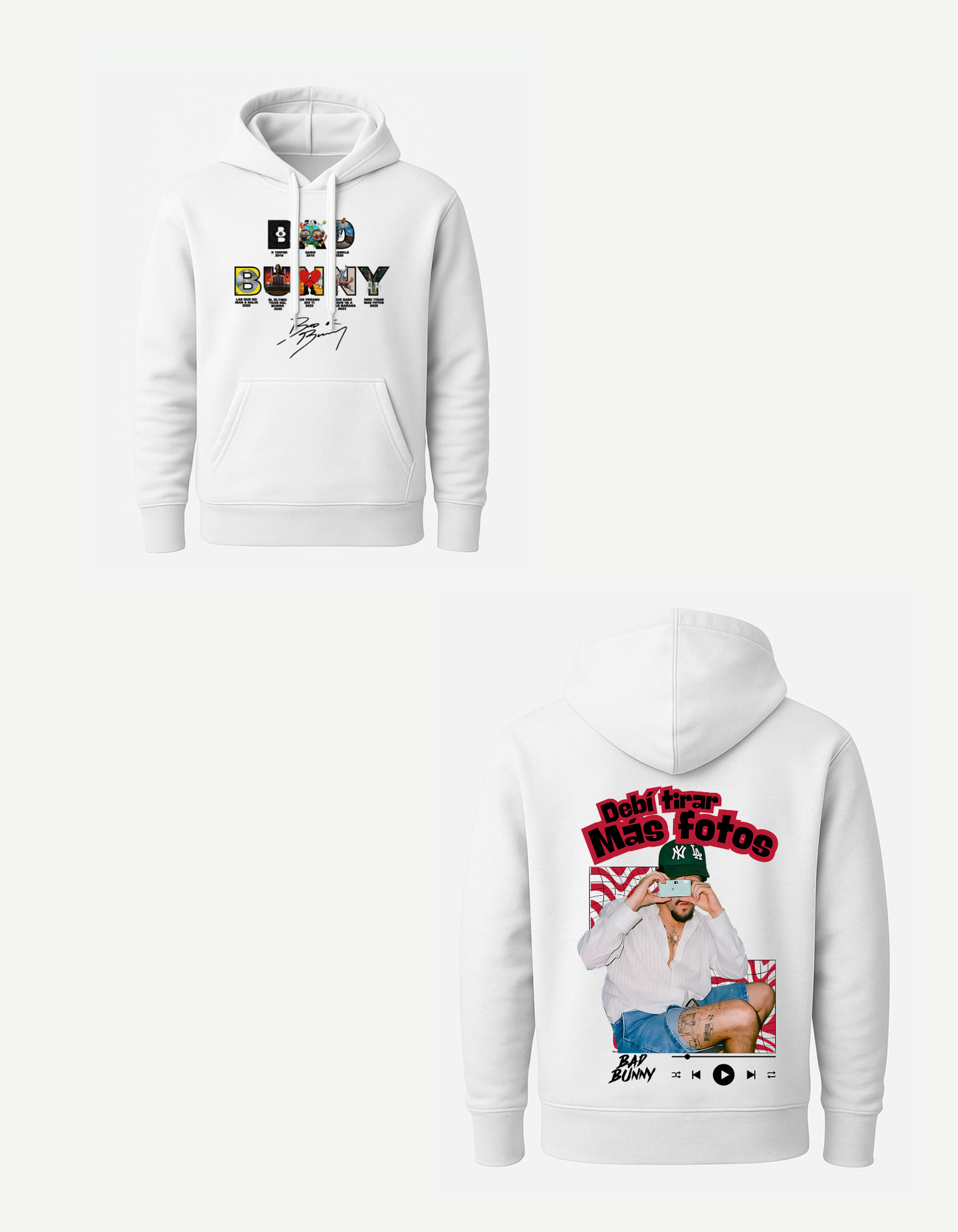 Sudadera DTMF Bad Bunny Tomando Fotos