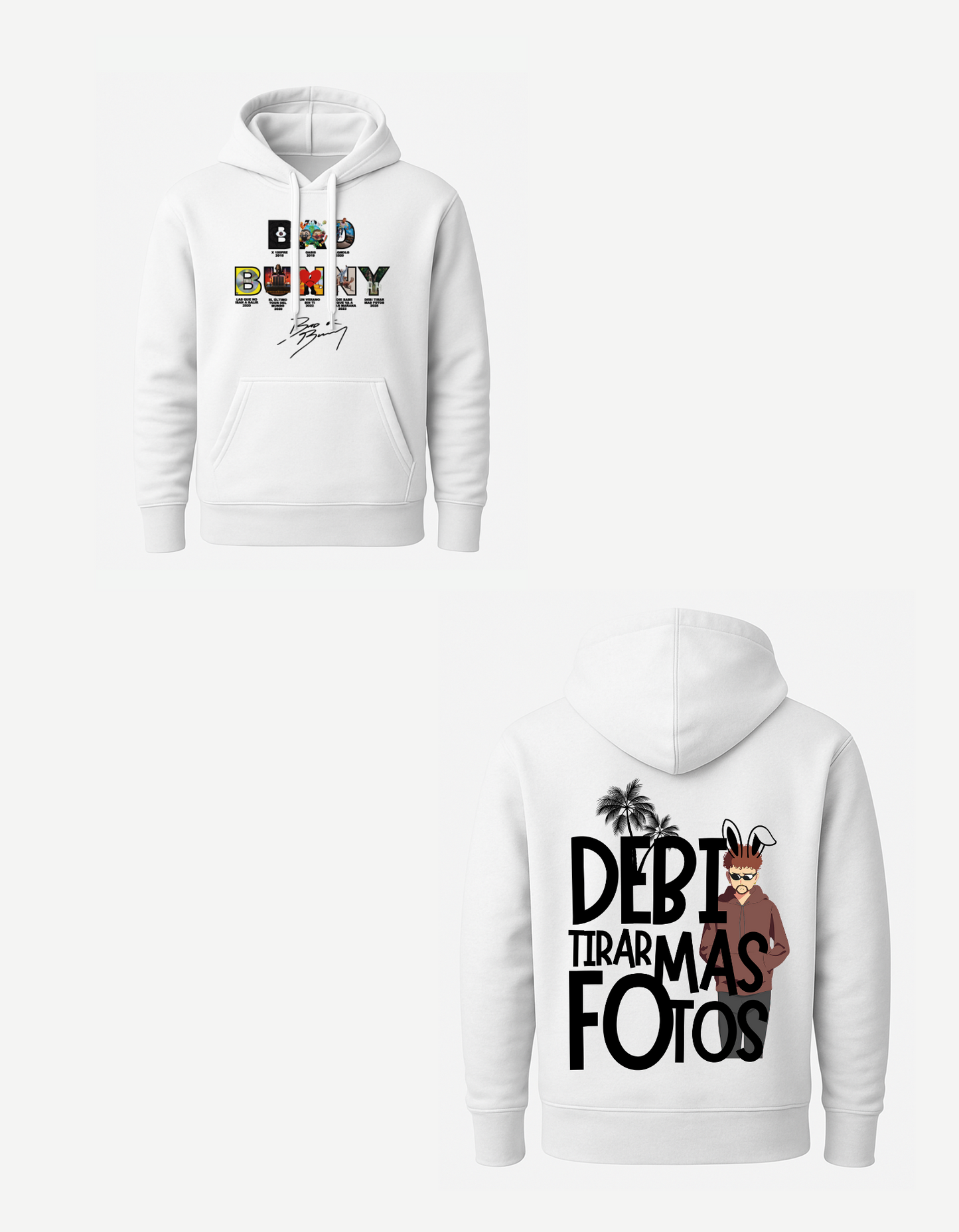 Sudadera DTMF Conejo Malo Tropical