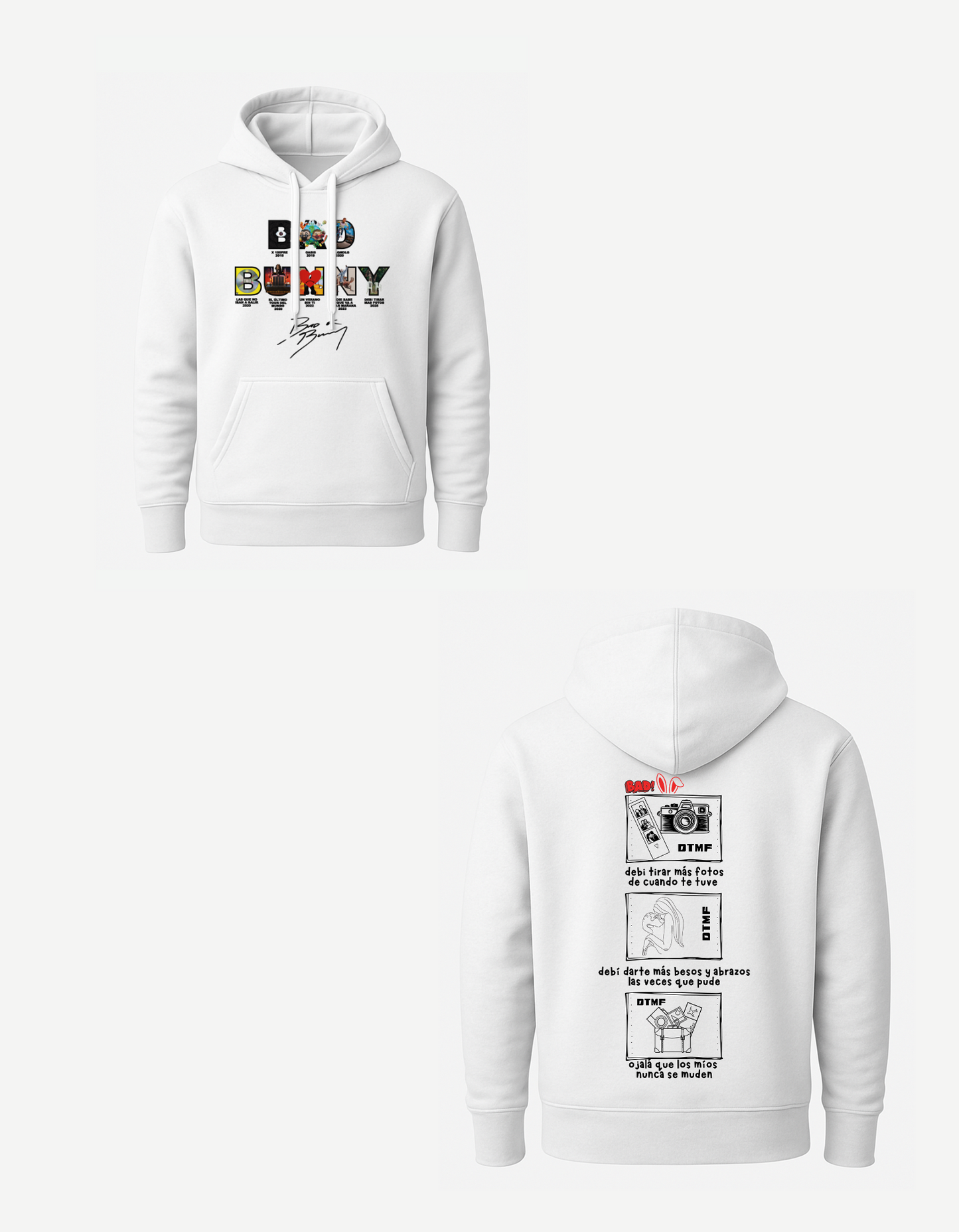 Sudadera DTMF 3 Actos Bad Bunny